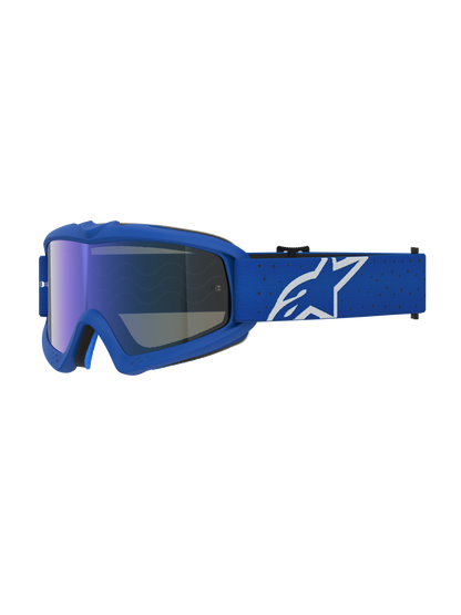 Alpinestars Jeugd Vision Vesta Crossbril – Blithe Blauw Wit Spiegel Blauw