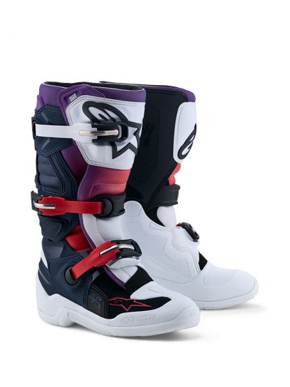 Alpinestars Jeugd Tech 7S Laarzen – Donker Blauw Wit Zwart