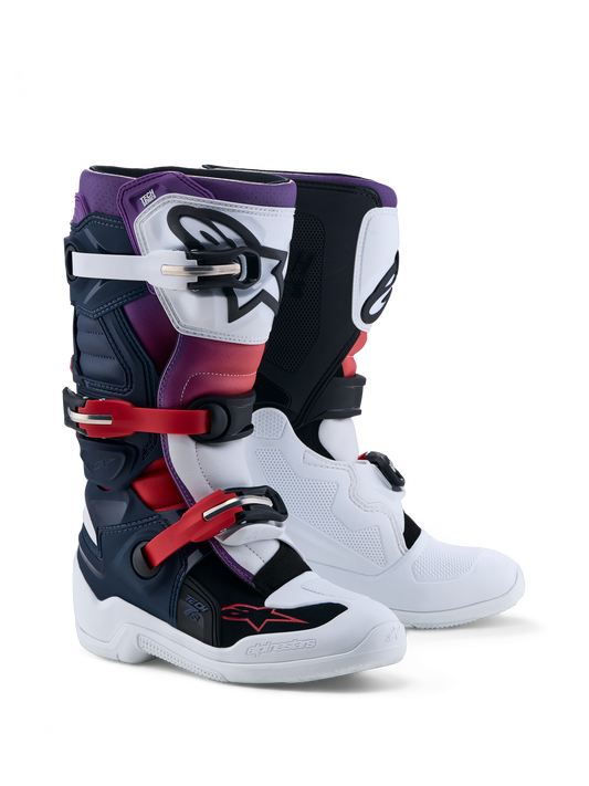 Alpinestars Jeugd Tech 7S Laarzen – Donker Blauw Wit Zwart