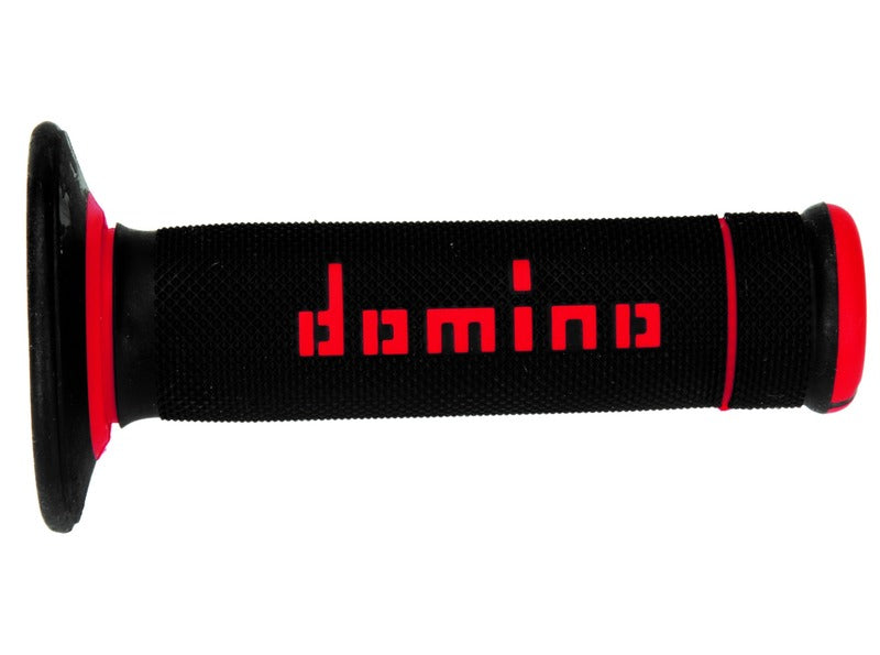 Domino A020 Dual Compound Full Diamond handvatten – zwart/rood 118 mm