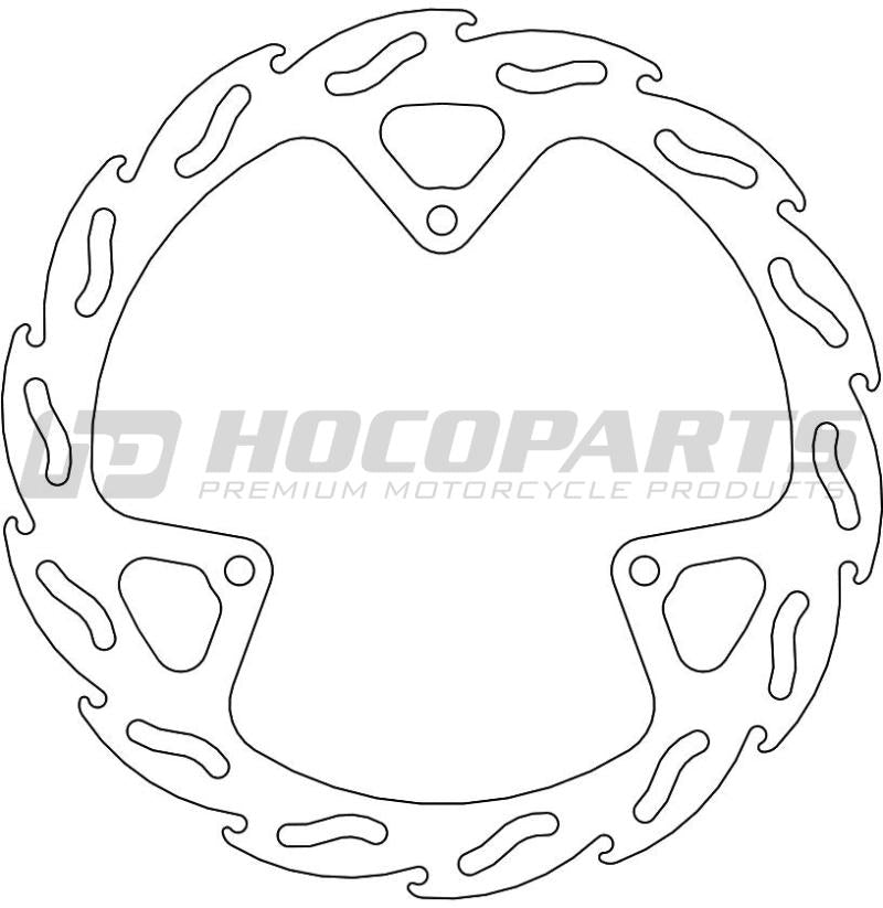 Moto-Master Flame vaste remschijf 110240 – 198 mm